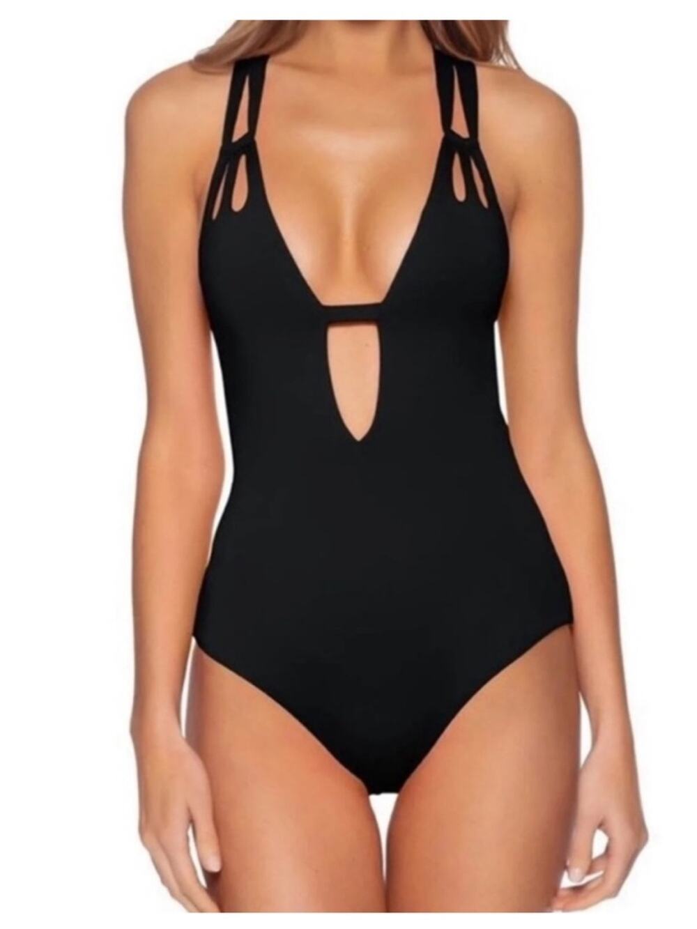 BECCA Black One Piece
Swimsuit Nwot $128